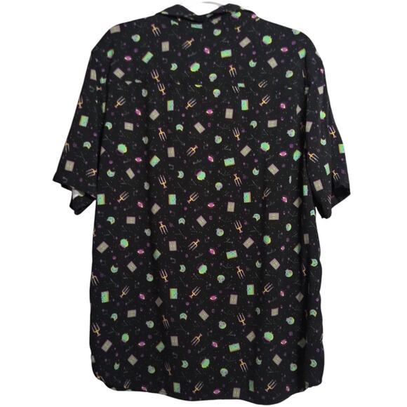 Disney Hocus Pocus Woven Shirt for Adults by Our Universe Novelty Size XXL - Picture 2 of 7